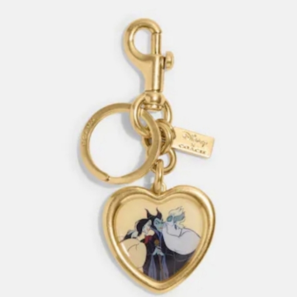 Coach x Disney Villains Locket Bag Charm Key Chain - Picture 5 of 7